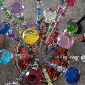 Plant Stakes, Colorfully Made With Love! Aka HOT RODS by Bonjo.